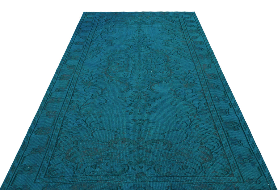 Siyah Bohem Eskitme Yün Halı 160x259