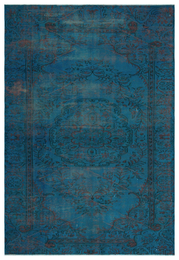 Antrasit Siyah Bohem Eskitme Yün Halı 158x235