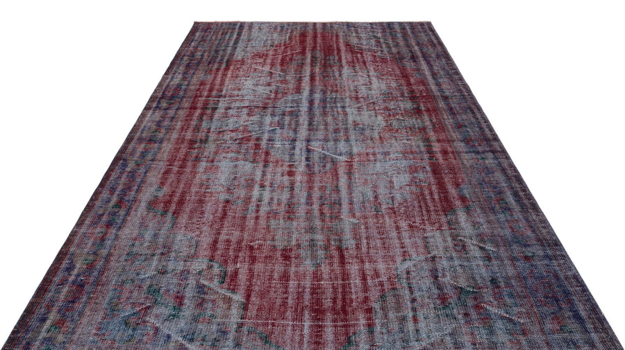 Kırmızı Anadolu Klasik Çiçekli Yün Halı 195x288 - Özel Seri