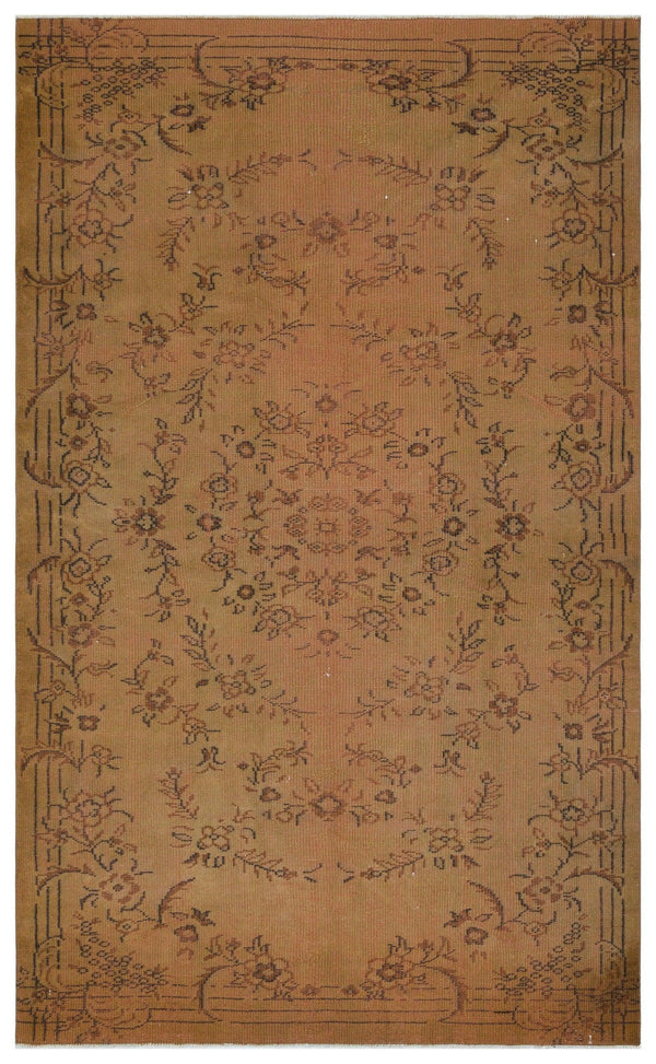 Bej Krem Anadolu Eskitme Geometrik Yün Halı 170x276 - Özel Seri