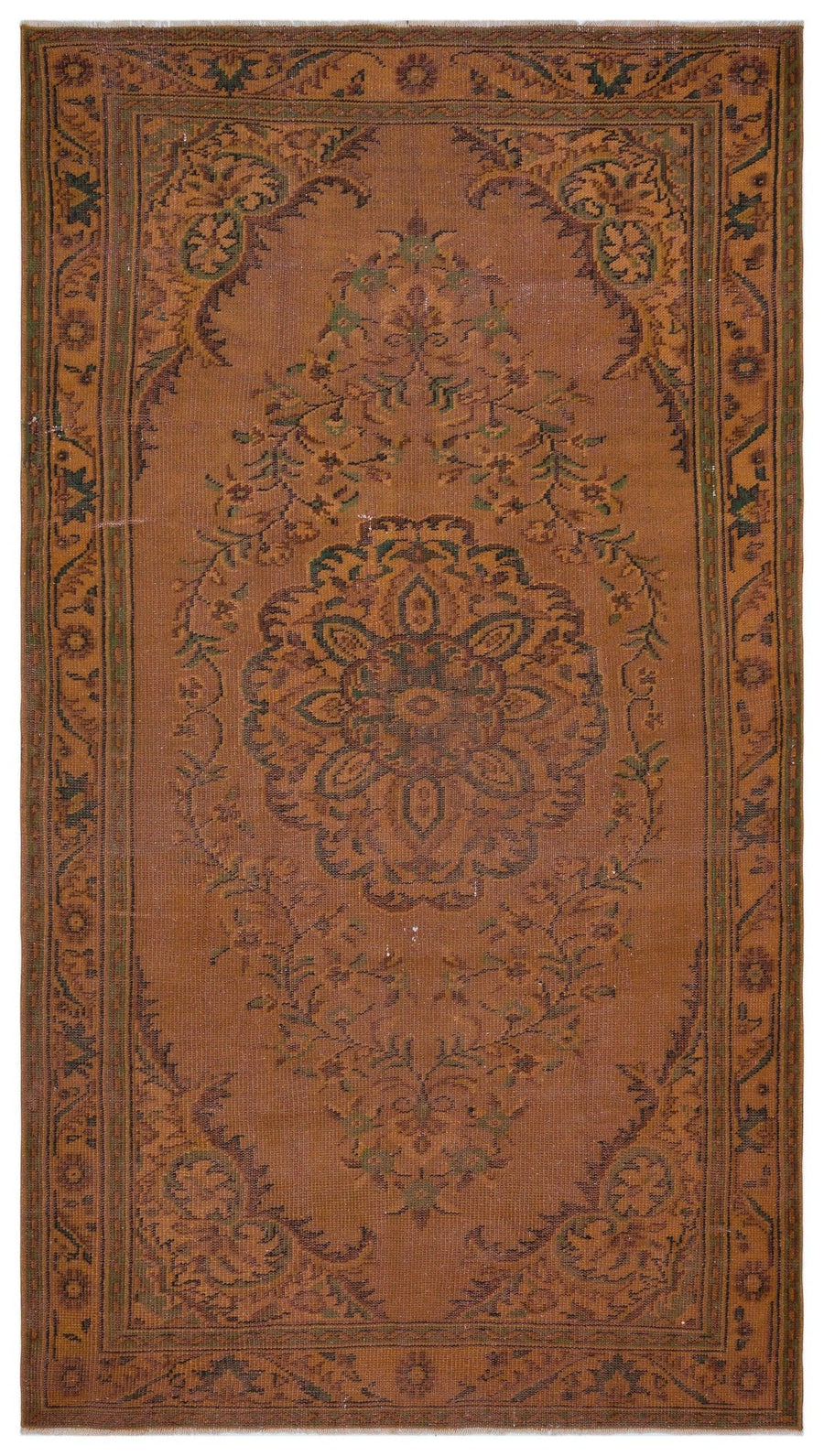 6 Metrekare El Dokuma Yün Halı Madalyon Desenli 160x285 cm 28218 – Koridor kullanımı