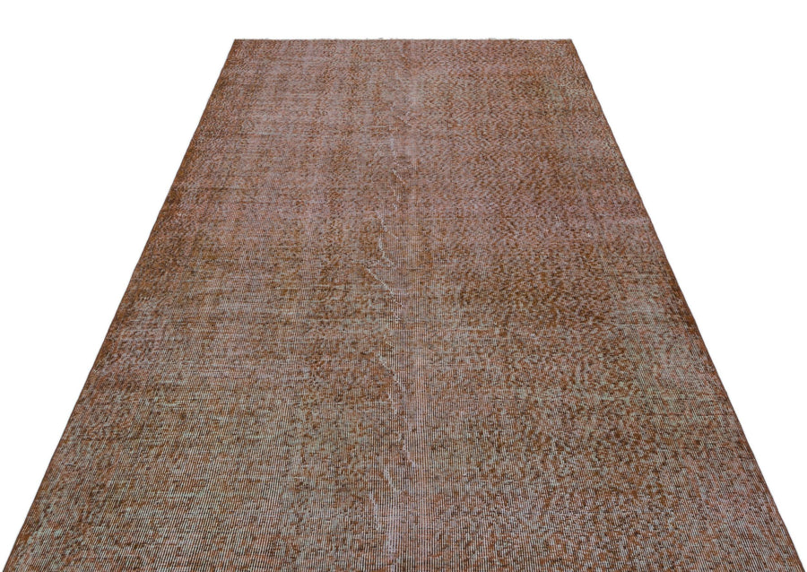 Bej Gold Anadolu Eskitme Çiçekli Yün Halı 150x253 - Özel Seri
