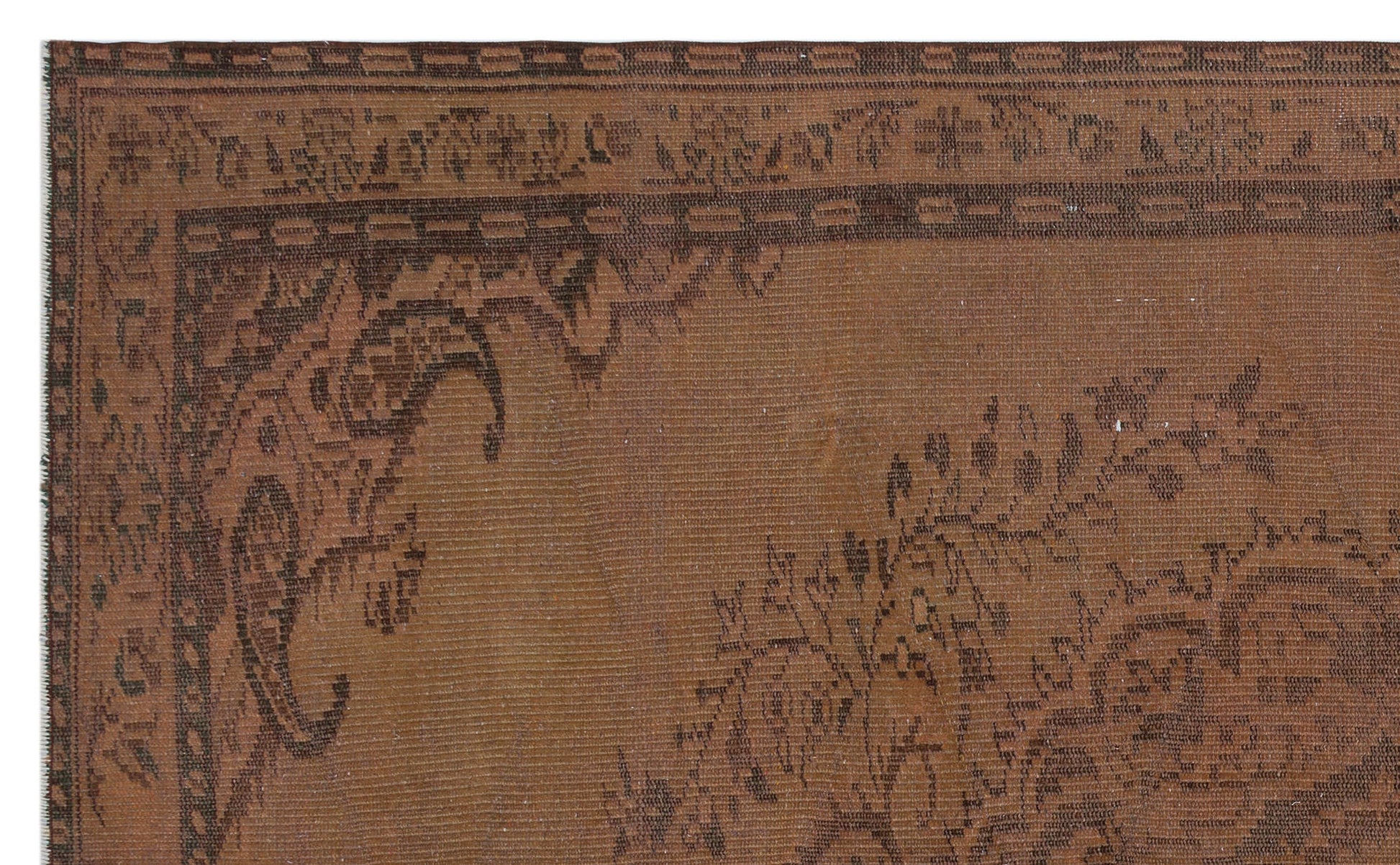 Atina Kahverengi Klasik Yün El Dokuma Halısı 158 x 262 Apex Unique