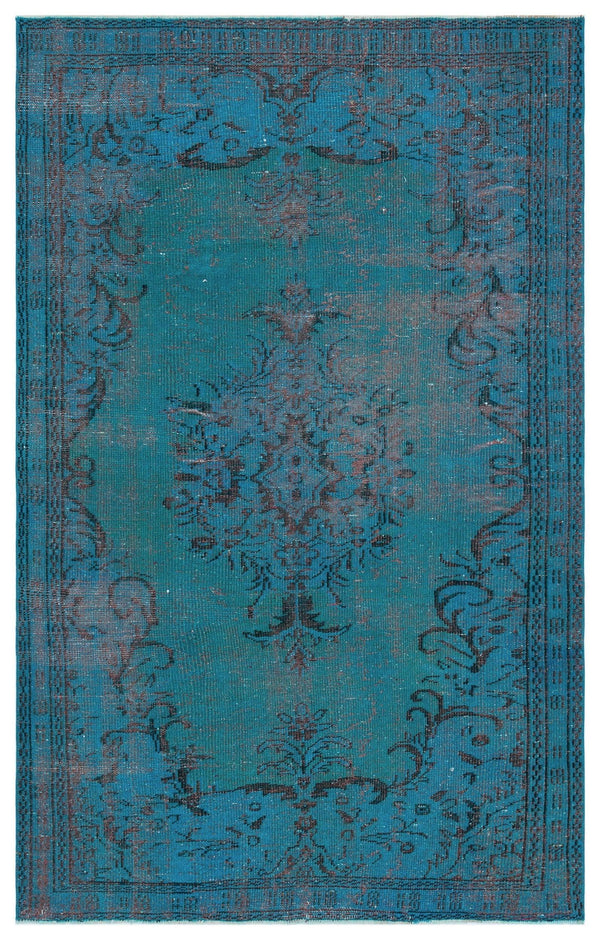 Siyah Anadolu Eskitme Klasik Yün Halı 158x248 - Özel Seri