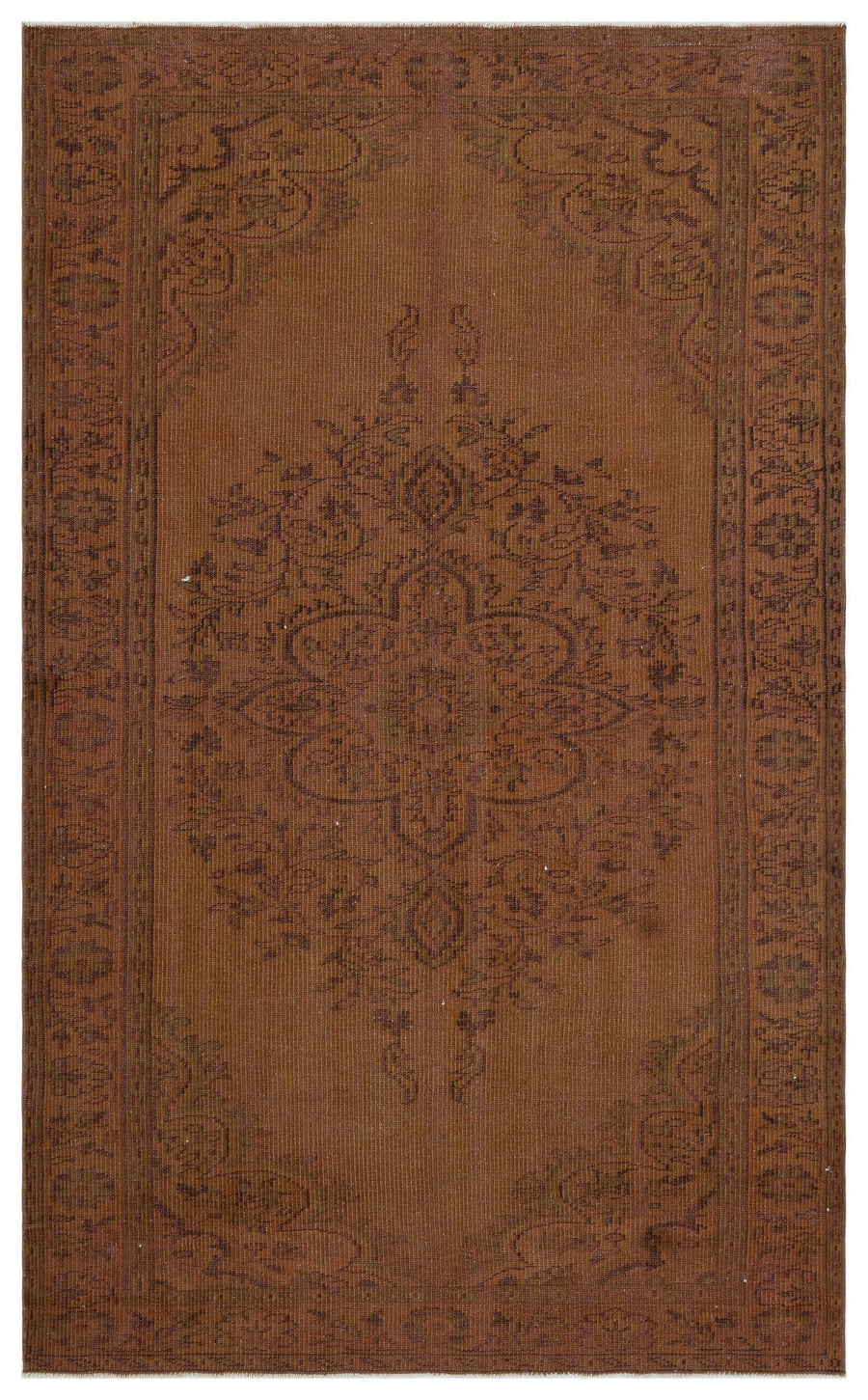 Orientalischer Teppich Braun mit Medaillon 155x254 cm – im Flur