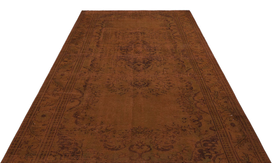 Bej Krem Anadolu Eskitme Çiçekli Yün Halı 186x309 - Özel Seri
