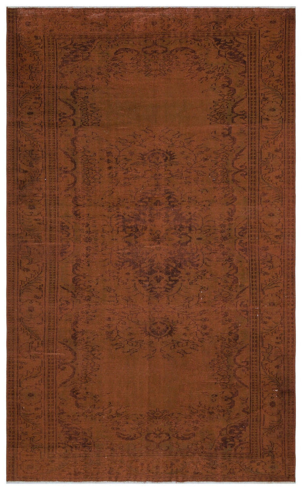 Bej Krem Anadolu Eskitme Çiçekli Yün Halı 186x309 - Özel Seri