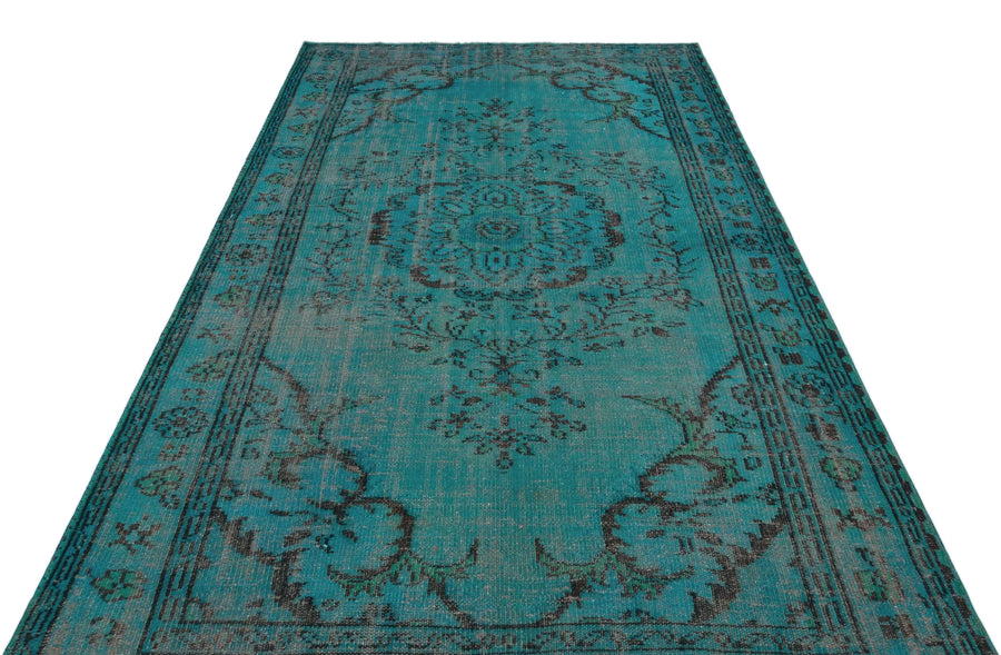 Bej Siyah Bohem Eskitme Yün Halı 164x275