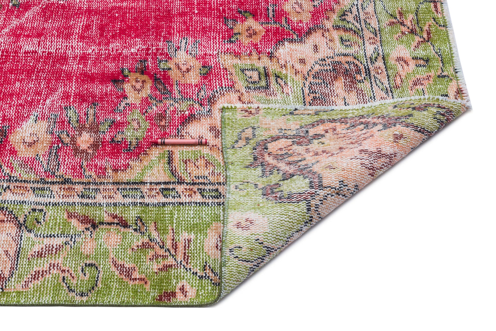 Atina Krem Eskitme Yün El Dokuma Halısı 175 x 289 Apex Unique