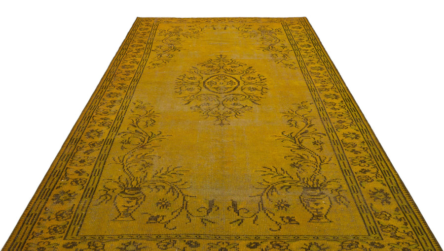 Sarı Yün Halı 196x294