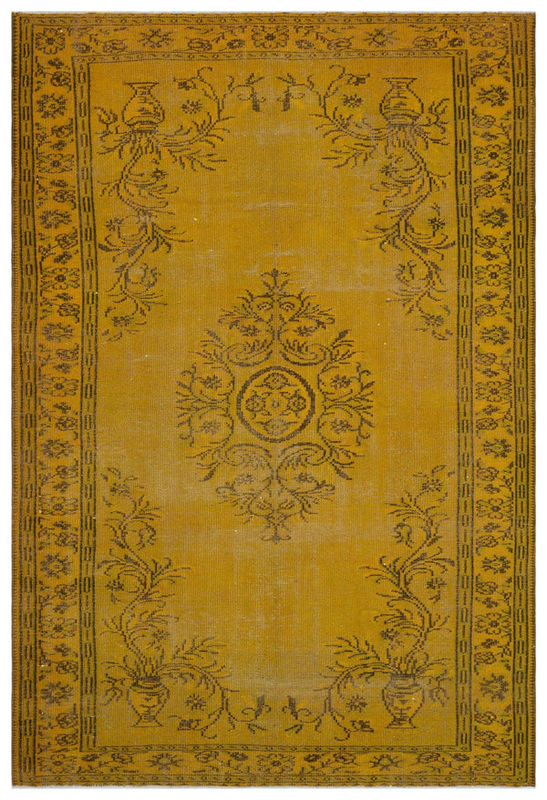 Sarı Yün Halı 196x294