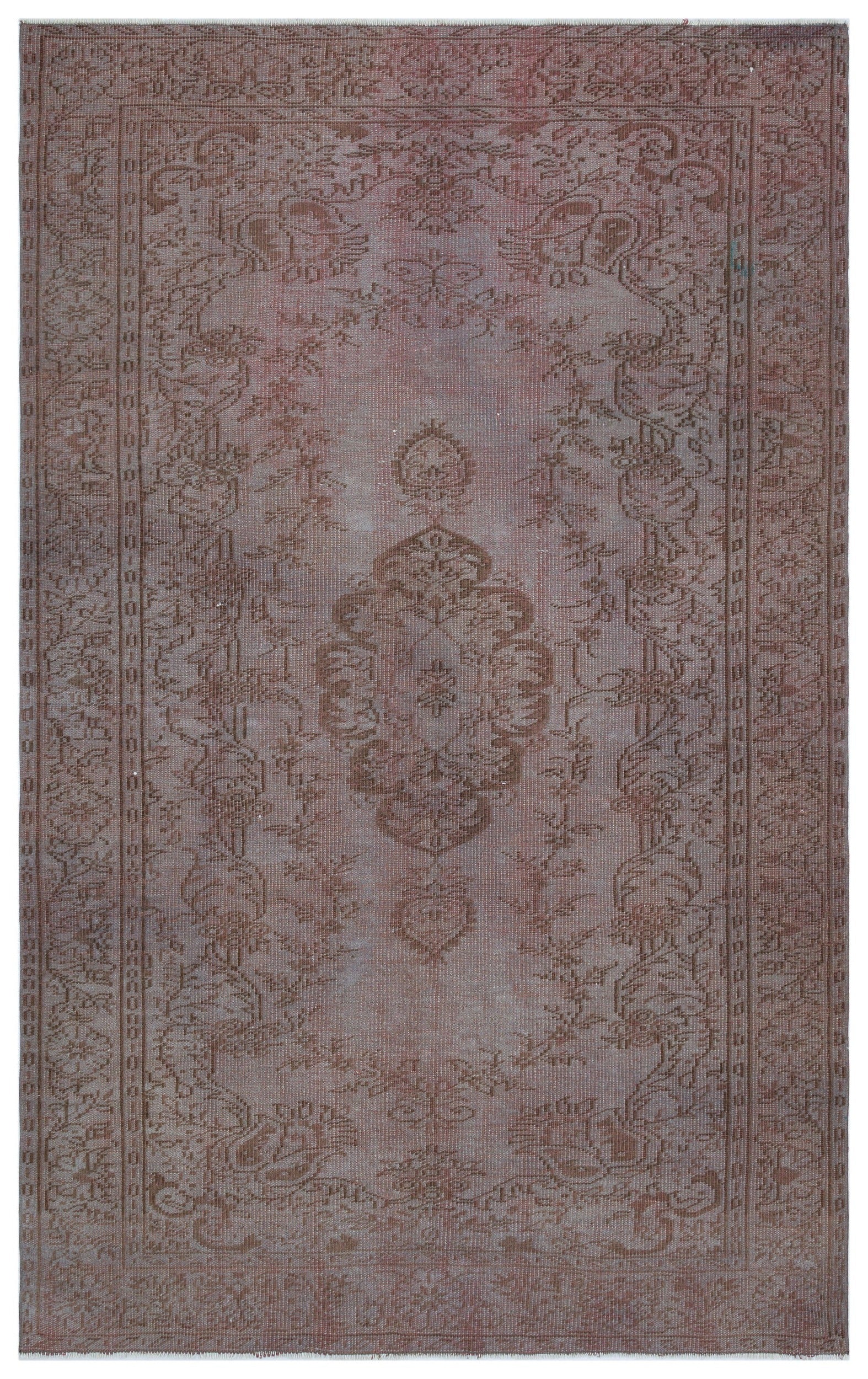 Atina Krem Eskitme Yün El Dokuma Halısı 182 x 287 Apex Unique