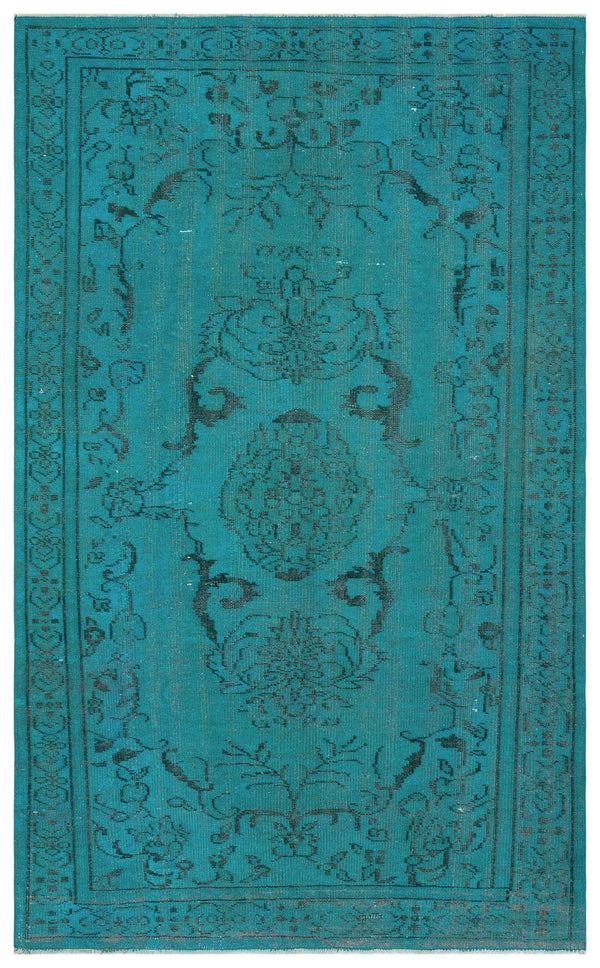 Siyah Bohem Eskitme Yün Halı 166x270