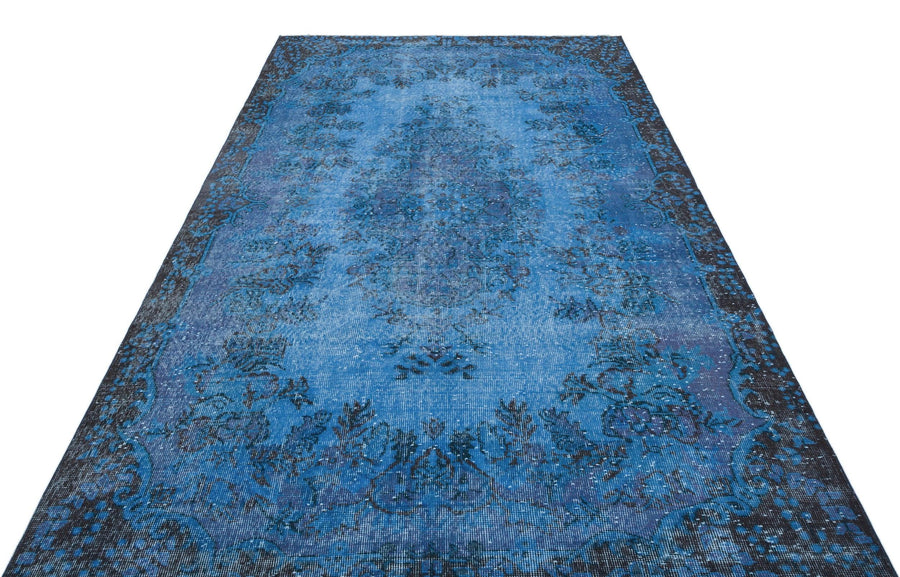 Mavi Anadolu Eskitme Modern Yün Halı 172x282 - Özel Seri