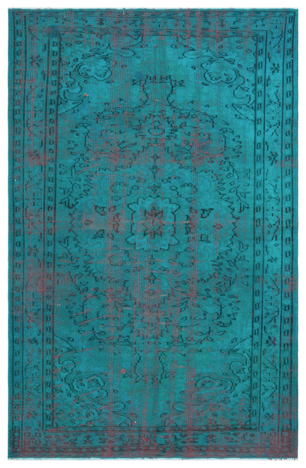 Bordo Gri Bohem Eskitme Yün Halı 149x236
