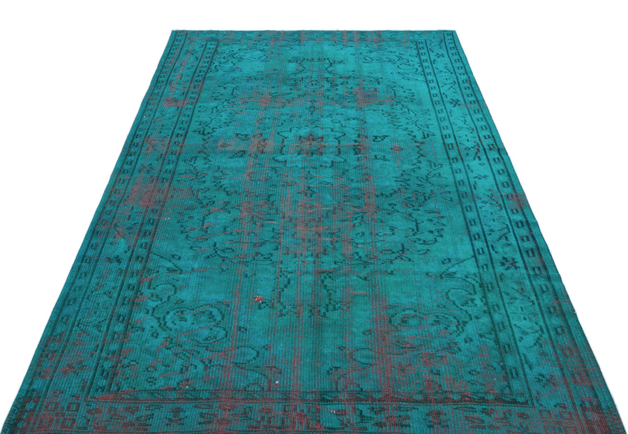 Bordo Gri Bohem Eskitme Yün Halı 149x236