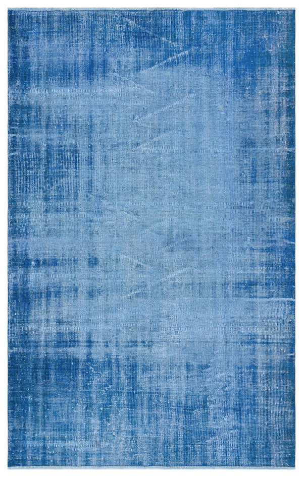 Mavi Anadolu Çiçekli Yün Halı 151x242 - Özel Seri