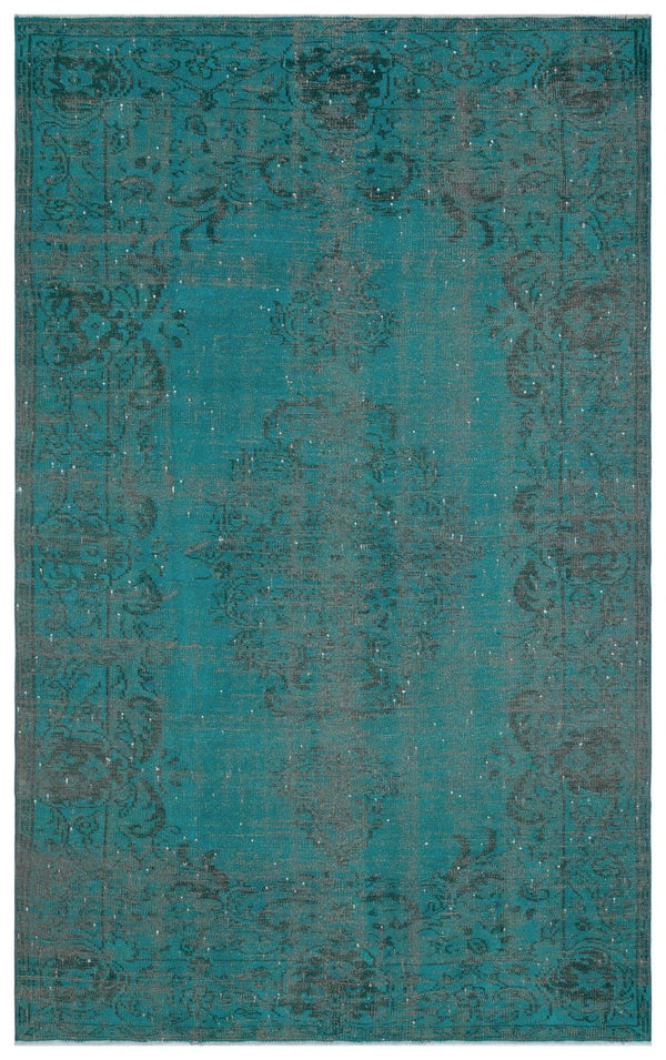 Antrasit Beyaz Bohem Eskitme Yün Halı 187x284