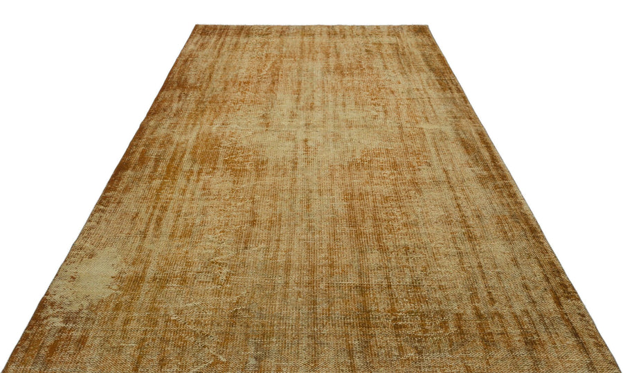 Bej Krem Anadolu Eskitme Geometrik Yün Halı 180x264 - Özel Seri