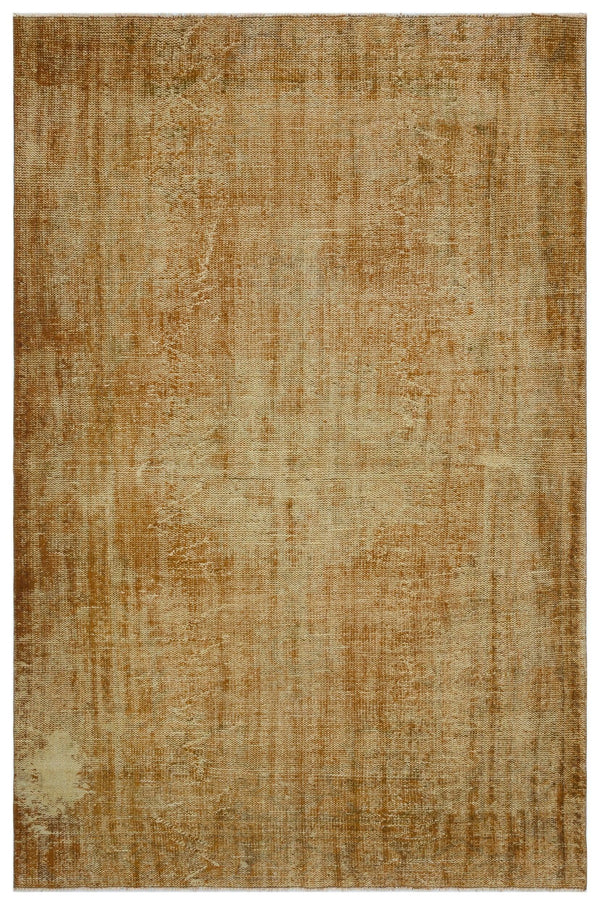 Bej Krem Anadolu Eskitme Geometrik Yün Halı 180x264 - Özel Seri
