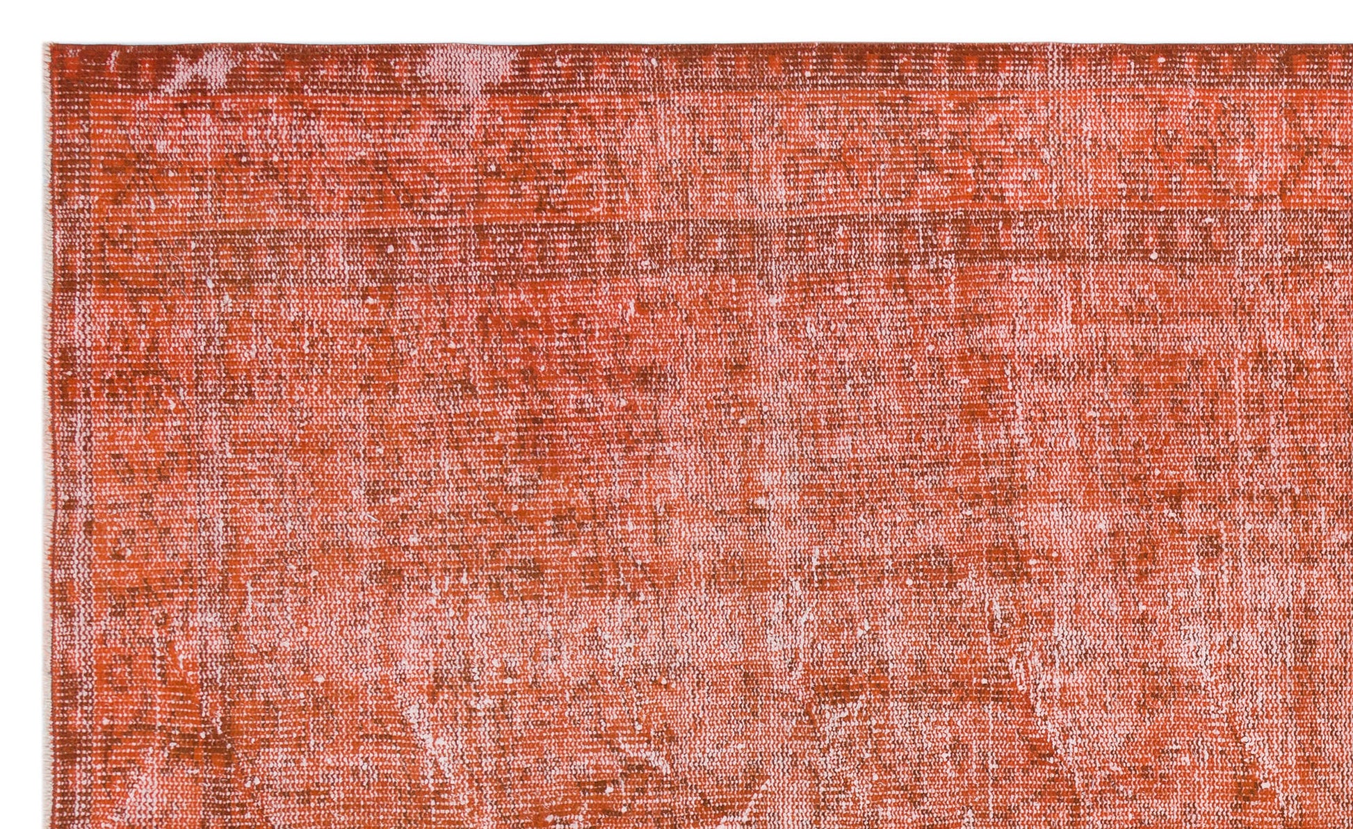 Atina Turuncu Eskitme Yün El Dokuma Halısı 153 x 251 Apex Unique