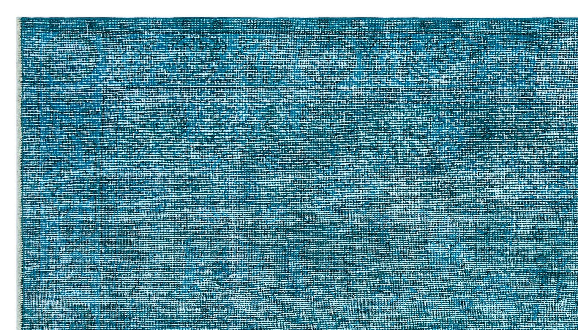 Atina Turkuaz Eskitme Yün El Dokuma Halısı 146 x 259 Apex Unique