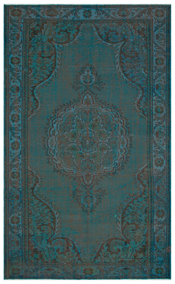 Antrasit Siyah Anadolu Eskitme Geometrik Yün Halı 178x295 - Özel Seri