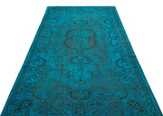 Atina Turkuaz Eskitme Yün El Dokuma Halısı 164 x 284 Apex Unique