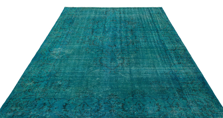 Antrasit Lacivert Geometrik Klasik Yün Halı 223x250