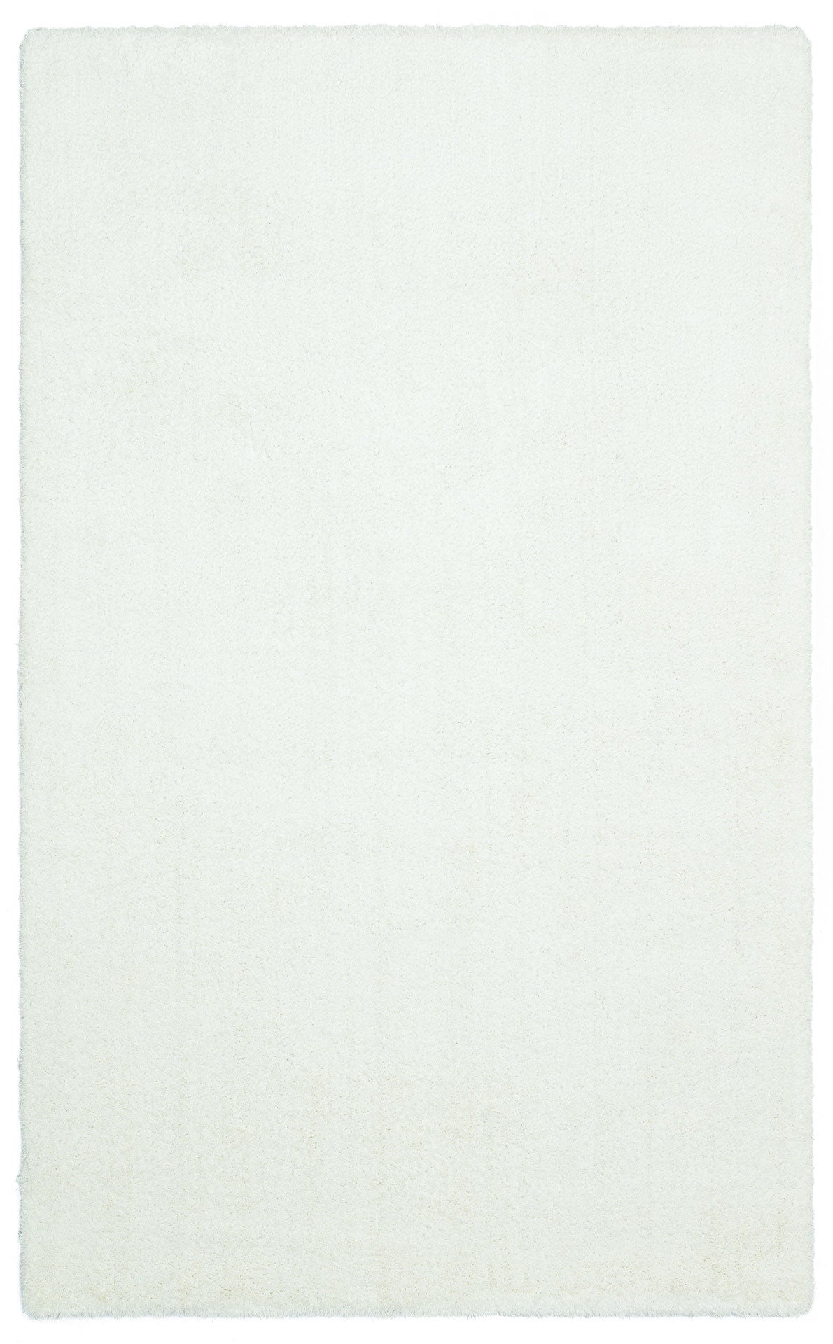 Ebenthal Beyaz Modern Shaggy Pamuk Makine Halısı Eko