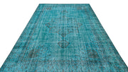 Atina Turkuaz Eskitme Yün El Dokuma Halısı 221 x 307 Apex Unique
