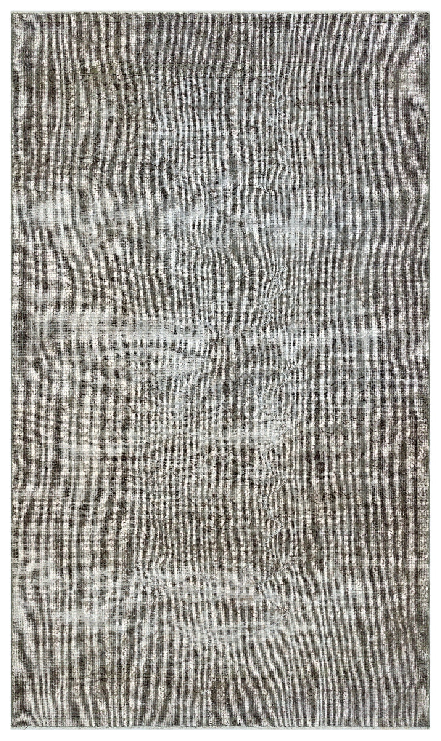 Atina Gri Eskitme Yün El Dokuma Halısı 153 x 260 Apex Unique