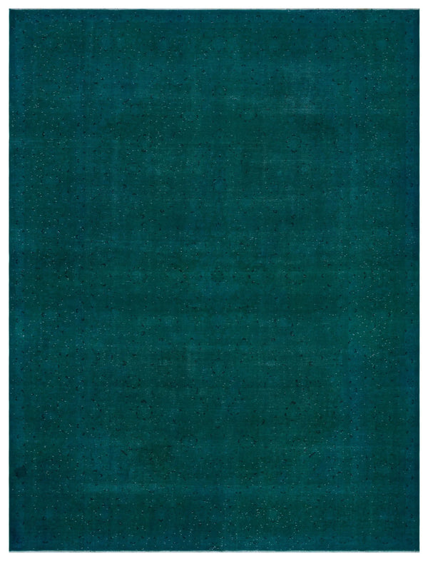 Siyah Eskitme Modern Yün Halı 291x389