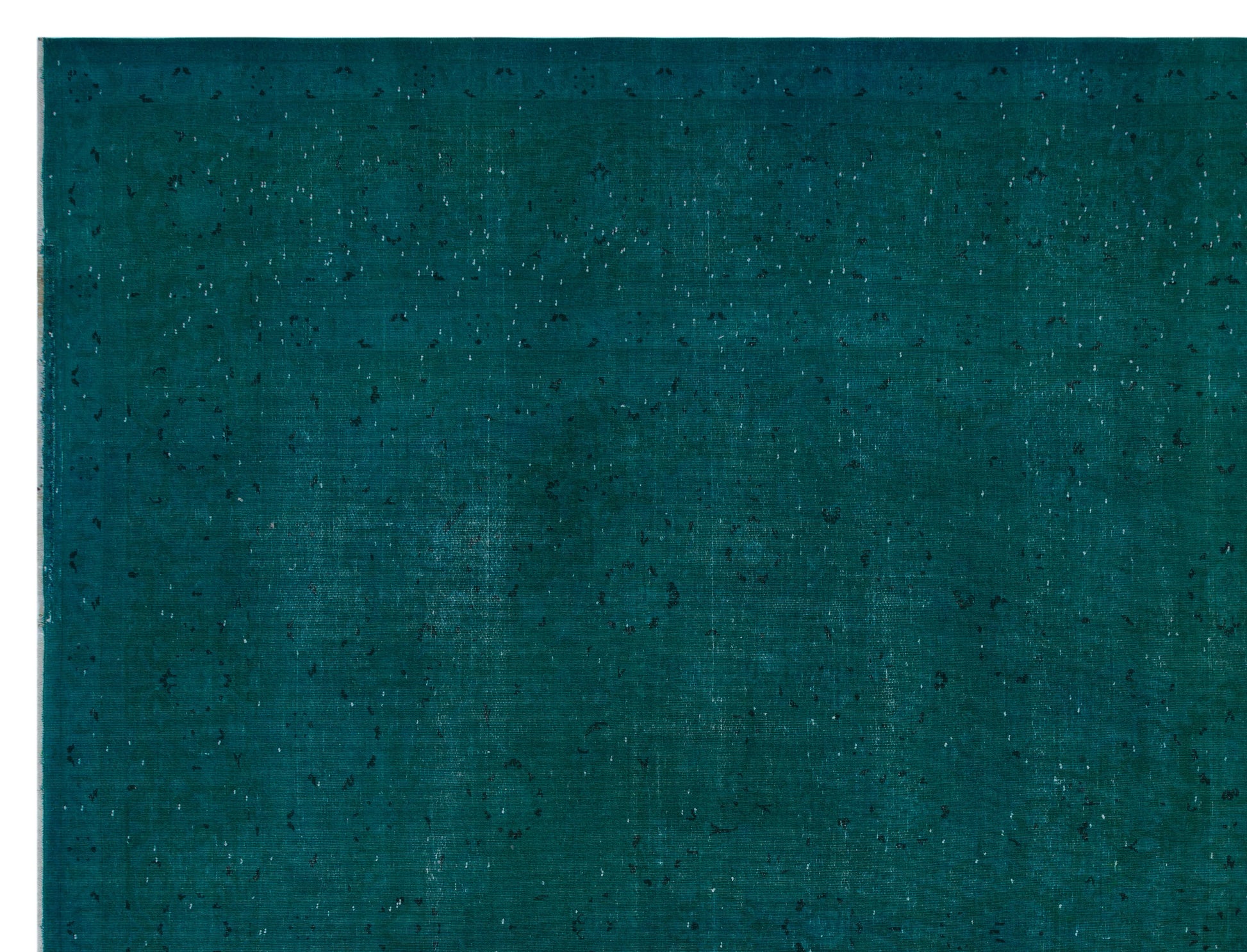Siyah Eskitme Modern Yün Halı 291x389