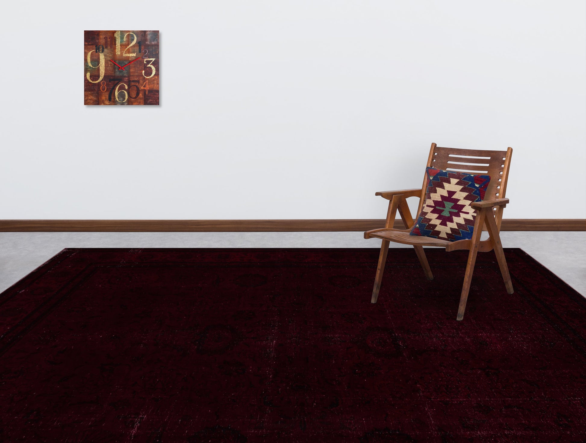 Epir Kırmızı Eskitme Yün El Dokuma Halısı 323 x 436 Apex Unique