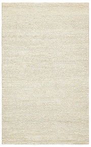 Voitsberg Beyaz Modern El Dokuma Naturel Jüt Hasır Halı Eko