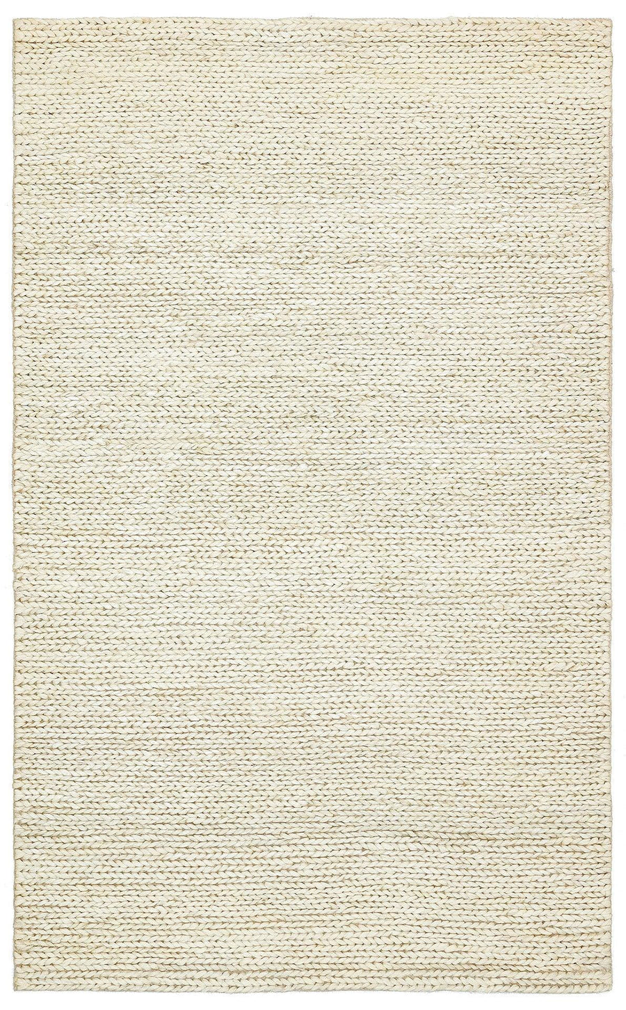 Beyaz Krem Bohem Dekoratif Jüt Halı - Pati Dostu - Toz Vermez