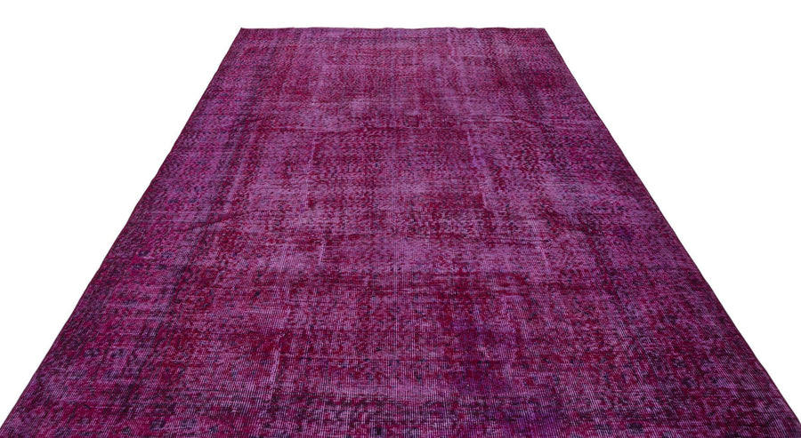 Pembe Anadolu Eskitme Klasik Yün Halı 201x292 - Özel Seri
