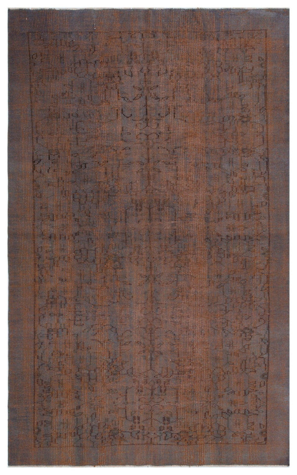 Bej Bordo Anadolu Çiçekli Yün Halı 156x257 - Özel Seri