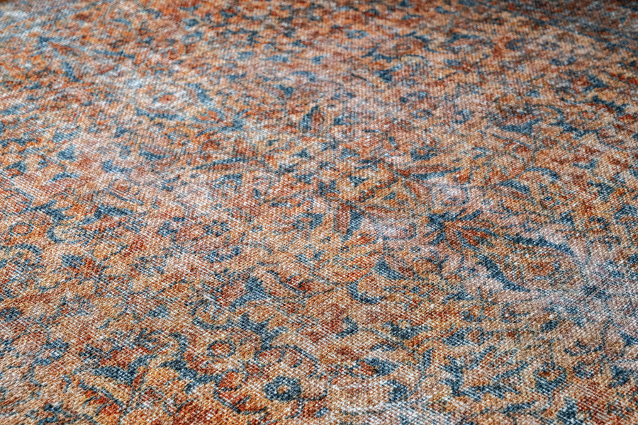 Leeuwarden Kahverengi Klasik Pamuk ve Şönil Dijital Baskı Halı Pia Monte