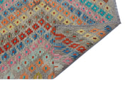 Bej Anadolu Bohem Geometrik Yün Halı 180x247 - Özel Seri