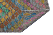 Bej Anadolu Bohem Geometrik Yün Halı 167x243 - Özel Seri