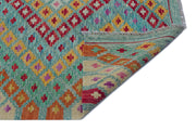 Bej Anadolu Bohem Geometrik Yün Halı 181x250 - Özel Seri