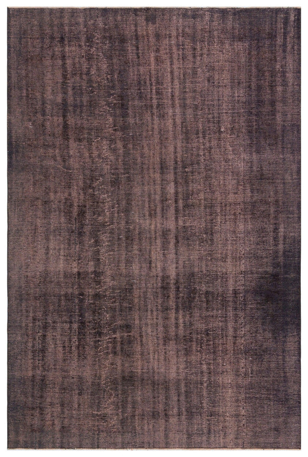 Bej Gri Anadolu Eskitme Çiçekli Yün Halı 181x275 - Özel Seri