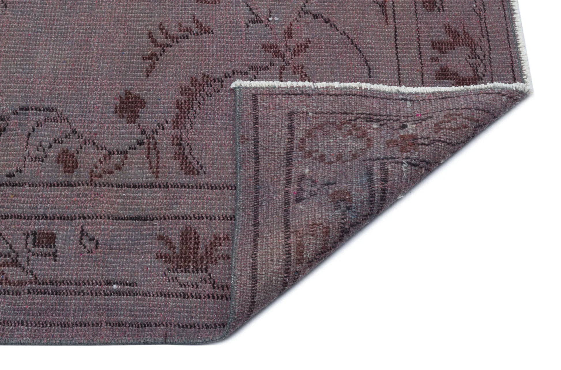 Bordo Anadolu Eskitme Klasik Yün Halı 153x246 - Özel Seri