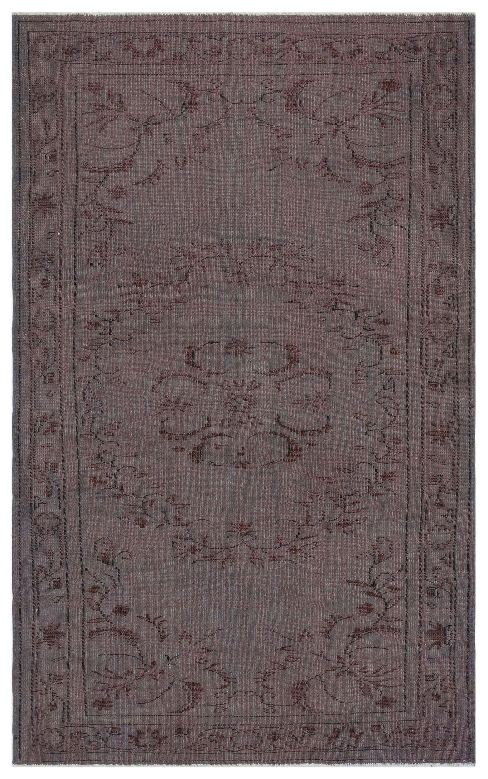 Bordo Anadolu Eskitme Klasik Yün Halı 153x246 - Özel Seri
