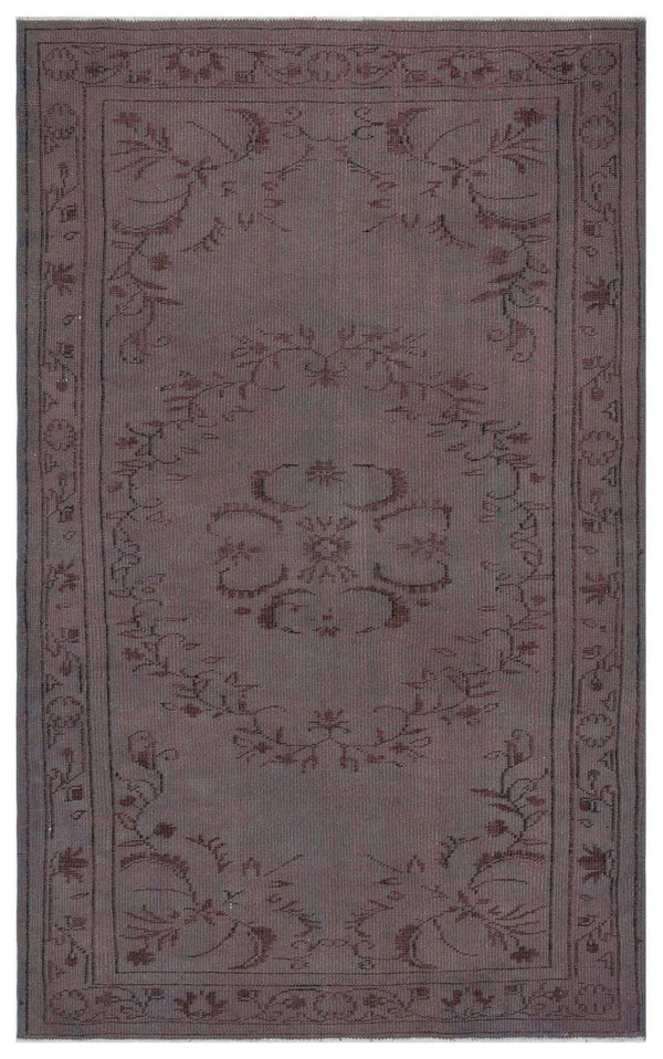 Bordo Anadolu Eskitme Klasik Yün Halı 153x246 - Özel Seri
