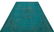 Atina Turkuaz Eskitme Yün El Dokuma Halısı 180 x 280 Apex Unique