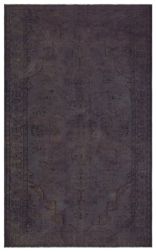 Gri Anadolu Eskitme Klasik Yün Halı 185x305 - Özel Seri