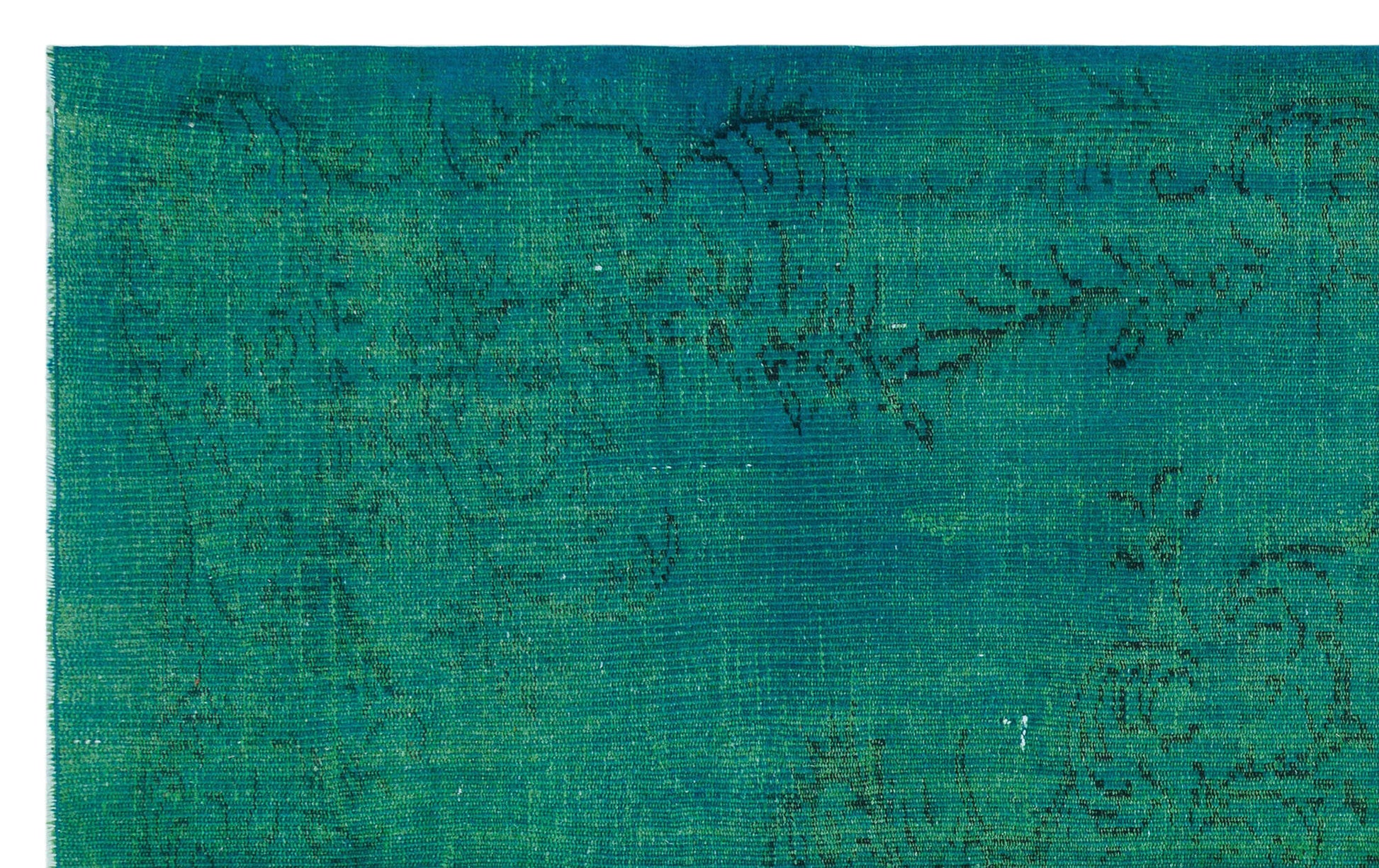 Atina Turkuaz Eskitme Yün El Dokuma Halısı 153 x 253 Apex Unique